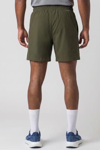 Image of Reebok Men's Polyester Running Shorts - Quick Dry Lightweight Sports Shorts for Men | Gym Shorts for Men | Training Fitness Running Shorts - Secure Drawcord Waistband