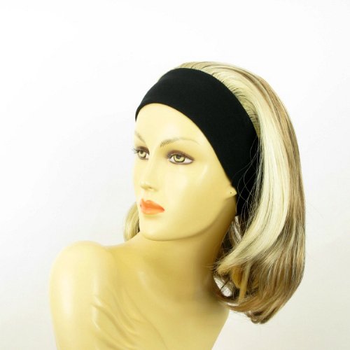 univers perruque Headband Wig Woman Mid-length Blond Copper Wick Clear And Chocolate Ref: Mady 15613h4
