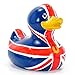 Brit Rubber Duck Bath Toy by Bud Duck | Elegant Gift Packaging - British and Proud! | Child Safe | Collectable