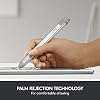 Logitech Crayon Digital Pencil for All iPads (2018 Releases and Later) with Apple Pencil Technology, Anti-roll Design, and Dynamic Smart tip - Grey