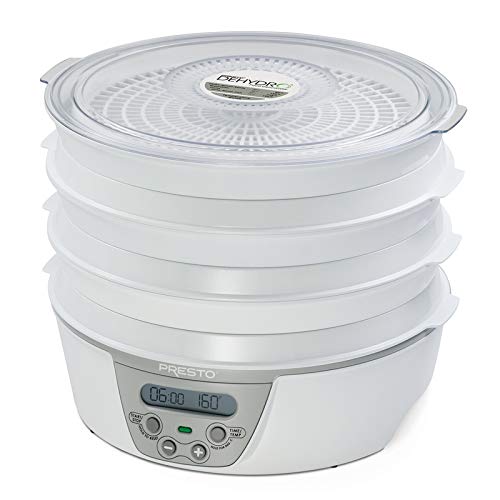 National Presto Semi-Gloss 6 Tray 12 Food Dehydrator White - Case of: 2