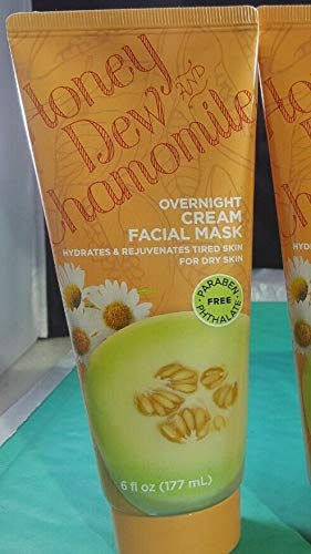 Honey Dew And Chamomile Overnight Cream Facial Mask (Hydrates And Rejuvenates Tired Dry Skin) Crema Hidratante Para Piel Seca O Cansada. #TOP2