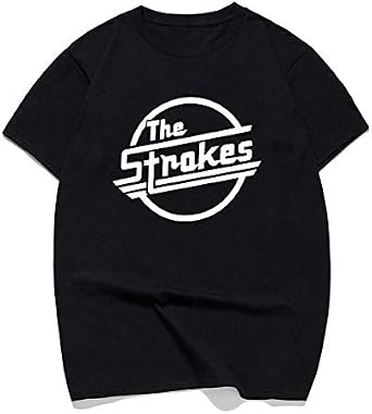 The Strokes T Shirt Men Indie Rock Band Tshirt Shorts Cotton Music T Shirts  Mens Camisetas Rock Clothing Tops Tees : Amazon.it: Abbigliamento
