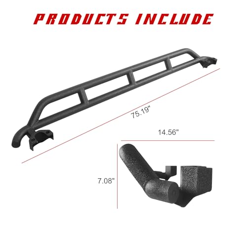 Estribos Laterales para Jeep Wrangler JK 2007-2018 Calidad miniatura 2