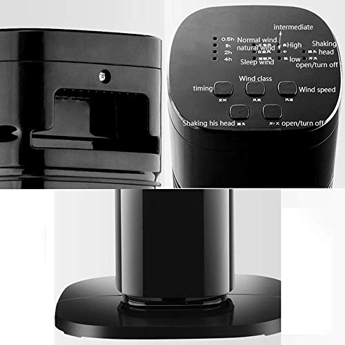 Liliang- Air Cooler Portable Tower Fan Space Saving 75 Hour Timing Wide Angle Shaking Head Multifunction Remote Control Leafless Energy Saving Floor Tower Fan Electric Wind 28X28X805Cm Bmzdlfj-1 #TOP5