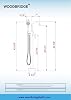 WOODBRIDGE Contemporary Single Handle Floor Mount Freestanding Tub Filler Faucet with Hand Shower in (Brushed Gold) Finish,F0007-BGVT #4