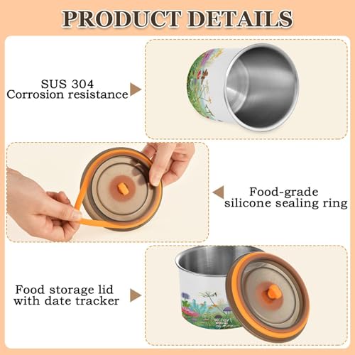 ATTX Contenedor de Café Hermético Acero Inoxidable 900ml miniatura 4