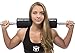 Advanced Squat Pad - Barbell Pad for Squats, Lunges & Hip Thrusts - Neck & Shoulder Protective Pad Support (Black)