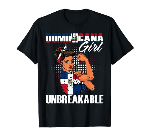 Dominicana Girl Unbreakable Hispanic Heritage Month Women T-Shirt