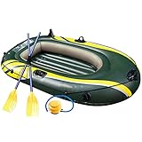 AMPIAMENTE USATO: Vieni con un design gonfiabile, il kayak è facile da piegare, facile da riporre e trasportare. Molto adatto per laghi, pesca e costa, rafting all'aperto, pesca, viaggi, attività genitore-figlio, ecc