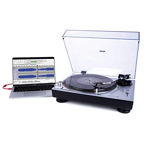 Reloop Tourne-disque professionnel RT-3 USB à entraînement direct Argenté - Les Beatles, Paul McCartney, John Lennon, RIngo Starr, George Harrison Reloop Tourne-disque professionnel RT-3 USB à entraînement direct Argenté – Image 3