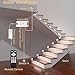 Ameistor Intelligent Motion Sensor Stair Lights Indoor, LED Step Lights with Remote Control, 20.4 Inch Aluminum Light Bar, Dimmable, 3000K-6000K (16 Stairs)