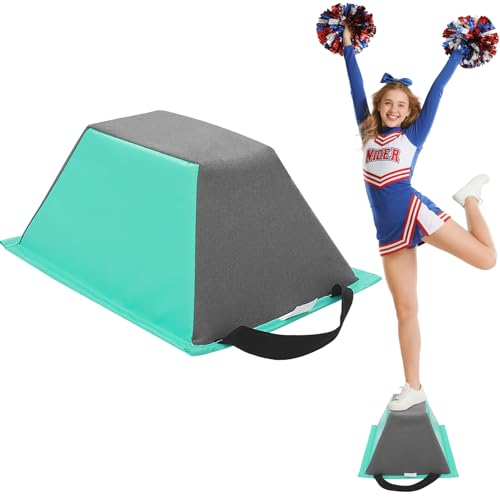 FBSPORT Allenatore di acrobazie Cheerleader hilfe Flyer Cheerleading volantino Cheer,Trave Ginnastica Artistica,Balance Stand Cube Ginnastica Set di Allenamento Cheerleader Equilibrio e flessibilità
