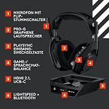 Logitech G Astro A50 X Lightspeed Wireless Gaming Headset + Base – PRO-G Graphene, PLAYSYNC for Xbox Series X|S, PS5, PC/Mac, Nintendo Switch/Switch 2, Bluetooth, HDMI 2.1 Passthru - Black - 7