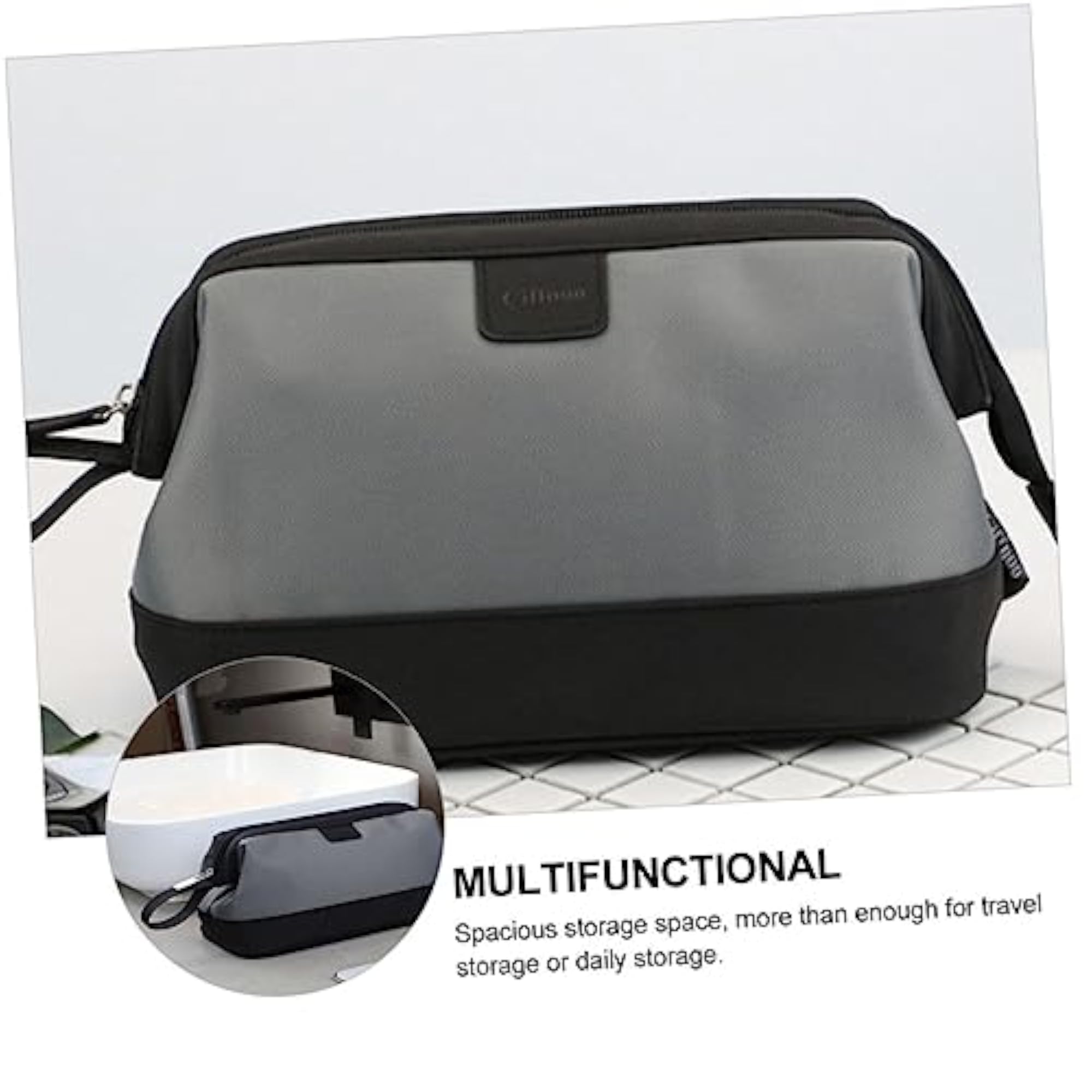 Portable Toiletry Bag, Nylon Cloth Travel Makeup Storage