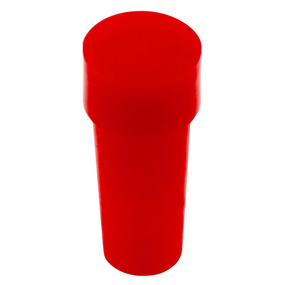 Caplugs Tapón de tubo de cobre tipo K de plástico K-8, PE-LD, tapón OD 0.5" ID 0.45", rojo (paquete de 200)