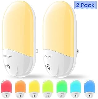 Plug-in Night Light for Kids, Compact RGB Color Changeable LED Night Lamp