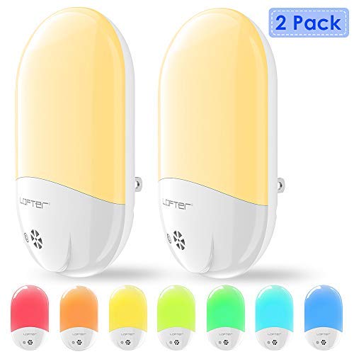 Plug-in Night Light for Kids, Compact RGB Color Changeable LED Night Lamp