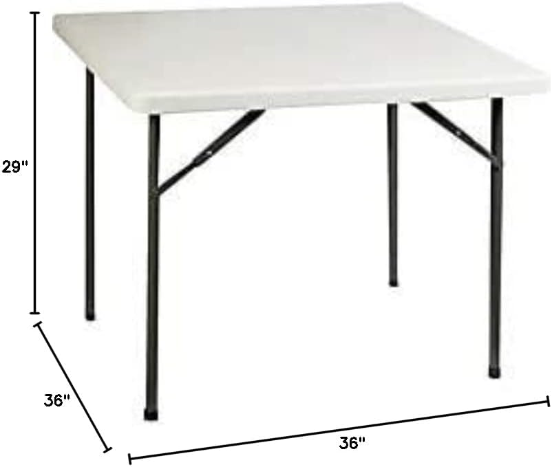 Lorell Banquet Folding Table, Platinum/Gray