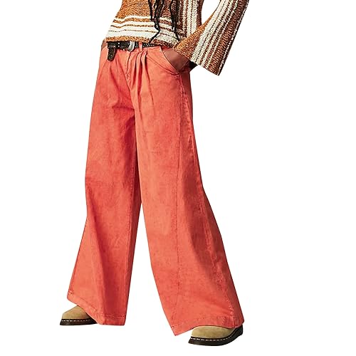 Pantalones de campana retro Y2K elásticos ideales para pantalones de ocio diarios en ciudad