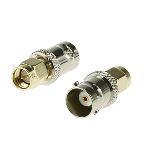 Ycnk 2PCS SMA maschio a BNC femmina connettore RF