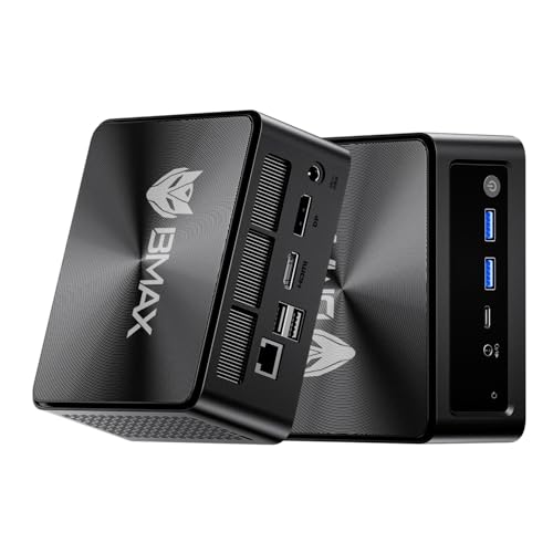 Bmax B5A Pro Mini PC with AMD Ryzen 7 5825U | 16GB DDR4 RAM | 512GB NVMe SSD | Windows 11 Pro | 2 x USB 3.2 Gen 2 | Triple 8K Display Support | Wi-Fi 6 | AMD Ryzen Mini Desktop Computers Ryz