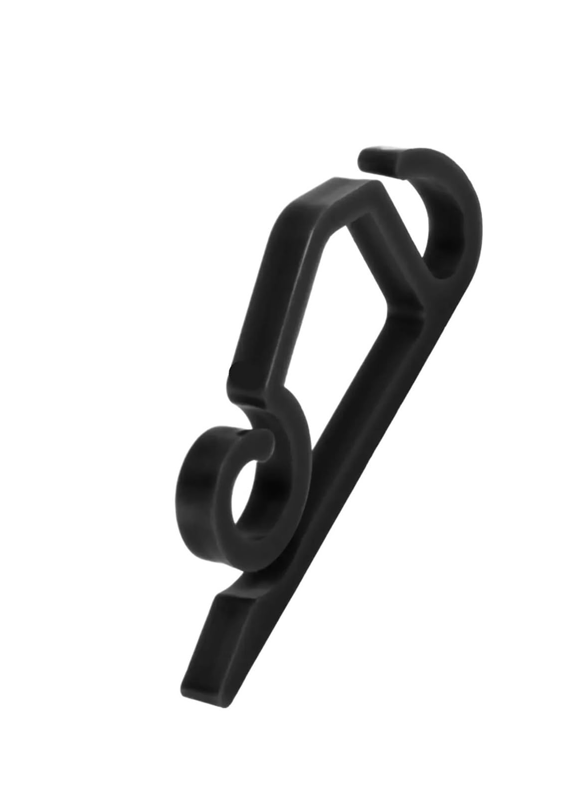 BAYNOPURIN Outdoor Light Hook 20pcs Christmas Light Clips Gutter Hook Outdoor Weatherproof Holiday Hanging Clip for Outside Decoration String(20pcs Black)