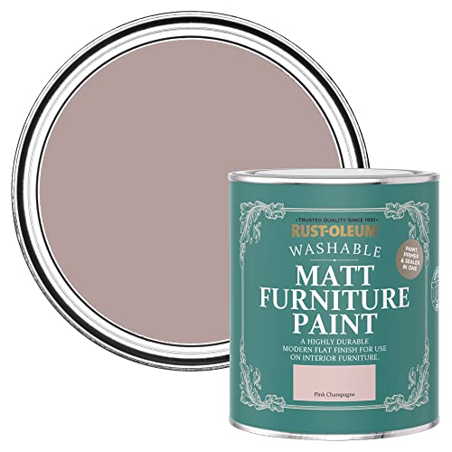 Rust-Oleum Pink Furniture Paint in Matt Finish - Pink Champagne 750ml
