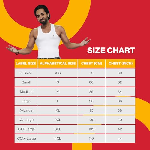 Image of Ranjit Smart White Vest for Men 100% Cotton Sleeveless Round Neck Vest, Soft Itch-Free Innerwear Baniyan, Regular Fit Undershirt for Boys & Men (Pack of 6)