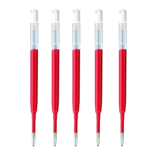 Recharges gel DunBong G2 rouge encre séchage rapide et pointe fine 0,5 mm