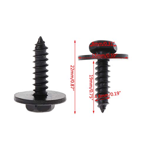 Tornillos Autorroscantes Hexagonal 4.8x19mm 10 Pcs miniatura 4