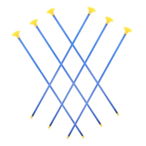 BRIGHTFUFU 6Pcs Suction Cup Arrows Archery for Indoor and Sturdy Plastic Design Fun Archery Accessories for Boys and Engaging Games
