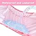 Littleforbig Washable Adjustable Reusable Waterproof Cloth Adult Diaper Wrap Cover - Blushing Baby M