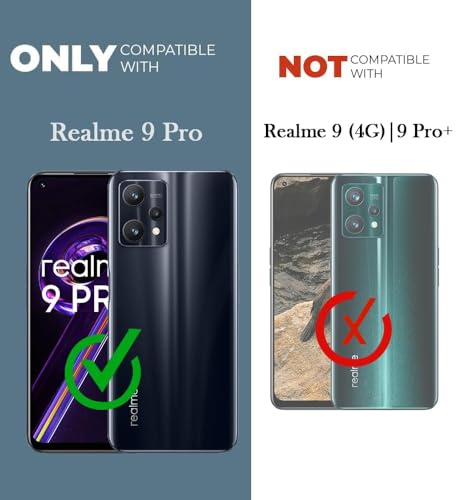 Image of Jkobi Lifetime Anti-Yellow MagSafe Compatible Clear Back Cover Case for Realme 9 Pro (Sleek Hard Crystal | Shockproof and Camera Protection)