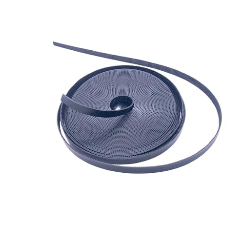 Correa abierta 2GT correa síncrona GT2 de goma espesor estándar para guías lineales 6