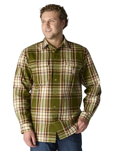 Image of Carhartt Men's Hubbard Loose Ls Plaid Shirt