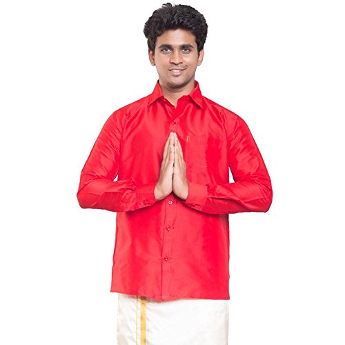 Image of THANGAMAGAN Men's Regular Fit Shirt