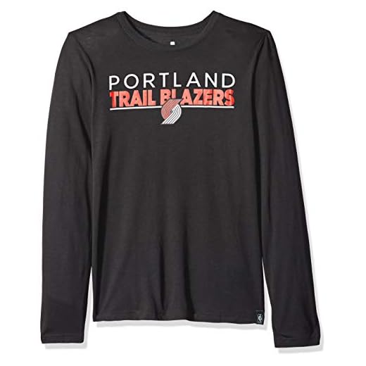Outerstuff NBA NBA Youth Boys Portland Trail Blazers Tactical Ultra Long Sleeve Tee, Black, Youth X-Large(18)