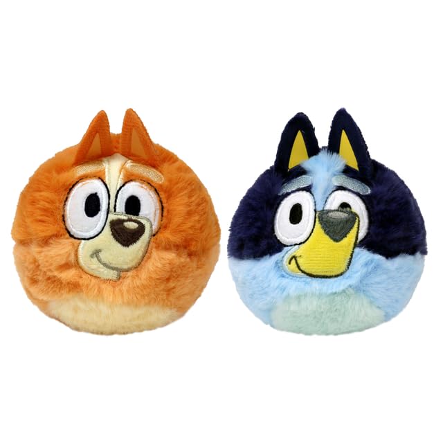 TY Beanie Bouncers Bluey & Bingo 2-Pack, Soft Plush Toys for Kids, Bouncy Cuddly Toy Set