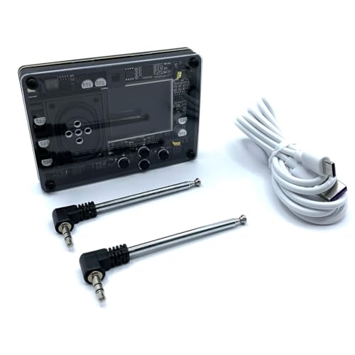 VIOPDER Mini Theremin Musical Electronic Instrument with Screen Display Gift Easy to Use Black