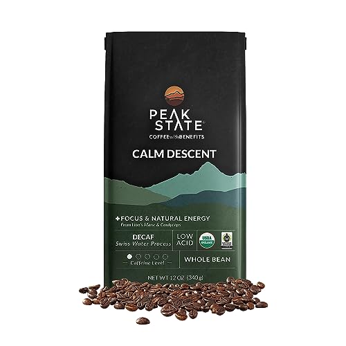 Peak State CALM DESCENT Whole Bean Decaf