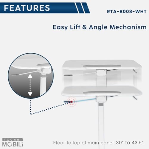 Soporte móvil para laptop Hassyee ajustable en altura y ángulo miniatura 5