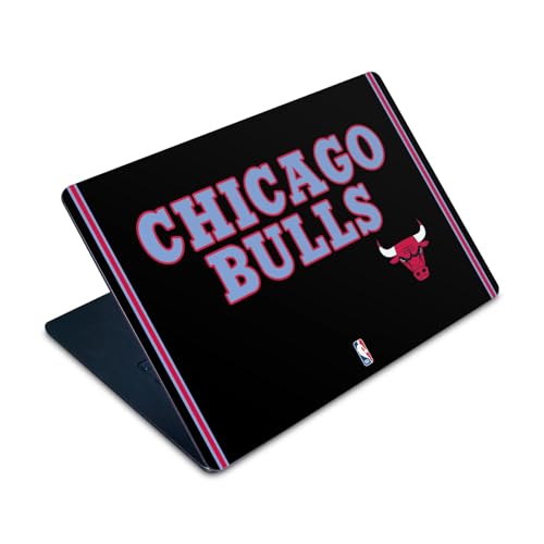 Autocollant vinyle MacBook Air 15 M2 Chicago Bulls noir logo
