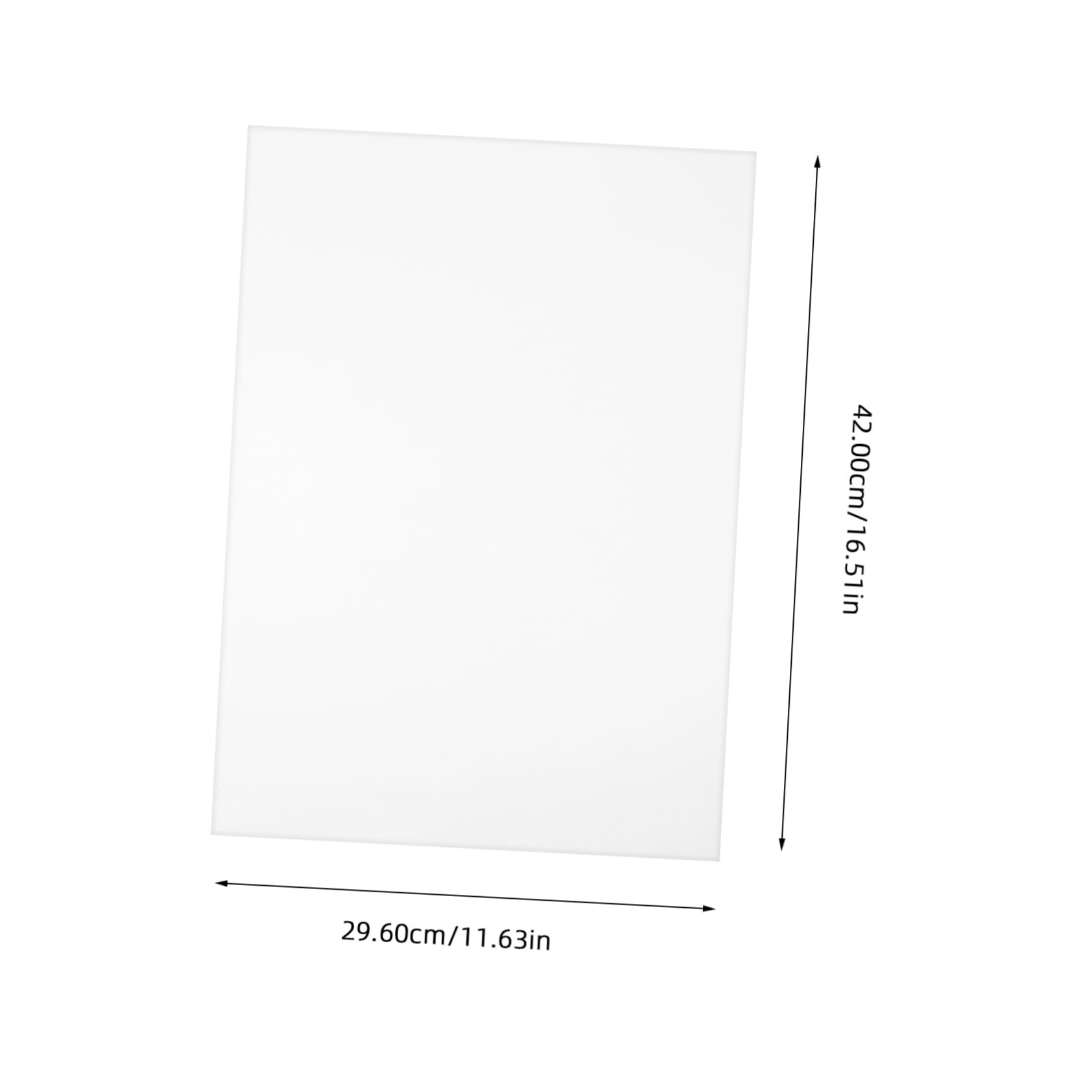 Papier Cartonné A3 220g/m² Blanc, Lot de 50 Feuilles
