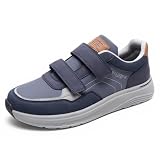 LEOSS ORIGINAL Uomo Scarpe Sportive Running Shoes Sneaker Uomo Outdoor Fitness Jogging Scarpe Sportive Moda Leggere Scarpe da Walking Scarpe Casual (Blu Scuro, 44 EU, CMLE265409-3)