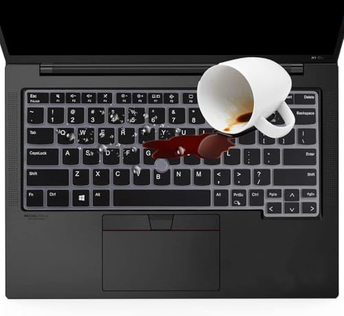 Image of RAYA Silicone Keyboard Cover Only Fit for Lenovo Thinkpad E14 (Gen5 /Gen6) & Thinkpad L14 (Gen4) Thinkpad T14s (Gen4) Laptops [Will NOT FIT for Any Other Gen or Series Model of Thinkpad] (Black)