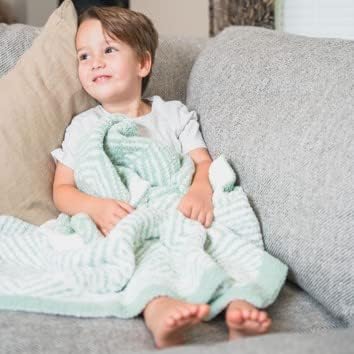 Bazzle Baby Cozy Hugga Plush Blanket for Girls and Boys Ultra Soft Barefoot, Crib Accessory - 40" x 36" - Image 8