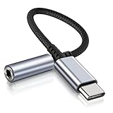 Adaptador USB C a Jack 3.5 mm: Este adaptador auriculares está diseñado para dispositivos de audio, le permite disfrutar de una mejor calidad de sonido mientras escucha música, ve videos, juega juegos y hace llamadas telefónicas. También tiene varias funciones de control, como micrófono, control de volumen, pausa y reproducción.