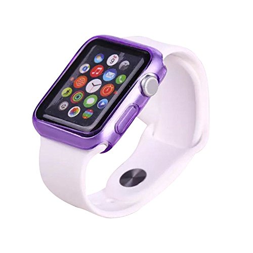 Apple Watch Case,iDream365(TM) Apple Watch Series 1 42mm Case-6 Color Combination Pack Clear Soft Protective TPU Case for Apple Watch 42mm (2015) Only+Microfiber Cloth