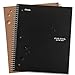 Five Star Spiral Notebook, 5 Subject, Wide Ruled Paper, Fights Ink Bleed, Water Resistant Cover, 8